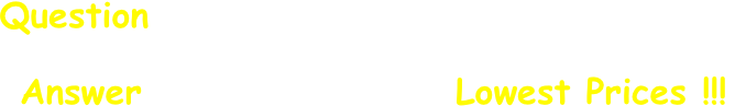Question - What do you get here at MP&A
Re: Cages & Accessories etc. ?
Answer - TOP Choice at Lowest Prices !!!