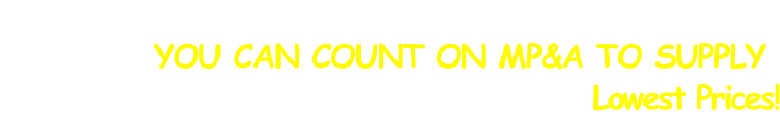 Whether it's frozen, dried or "FRESH LIVE FOOD"
you need YOU CAN COUNT ON MP&A TO SUPPLY
you the Highest Quality & Quantity at the Lowest Prices!